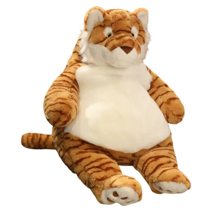 Gewichtetes Tierkuscheltier | Beruhigend Weich Vielseitig Langlebig Warm-Tiger-45cm(0.5kg)-Luzern Mode