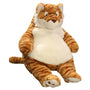 Gewichtetes Tierkuscheltier | Beruhigend Weich Vielseitig Langlebig Warm-Tiger-45cm(0.5kg)-Luzern Mode