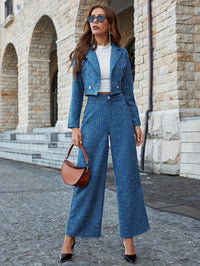 Eleganter Damen Hosenanzug für Büro und Business Meetings-S-Luzern Mode