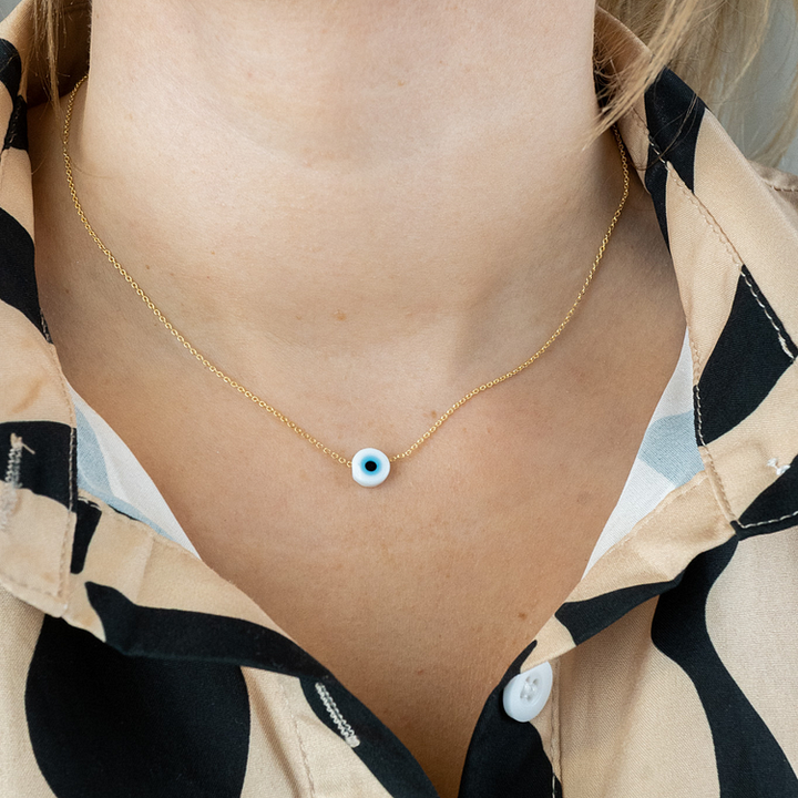 Silberkette | Böses Auge Anhänger Stilvoll Schützend Vielseitig-Luzern Mode