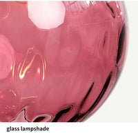 Glas-Hängeleuchte | Kugel Farbig Modern Stilvoll Einzigartig Vielseitig-Luzern Mode