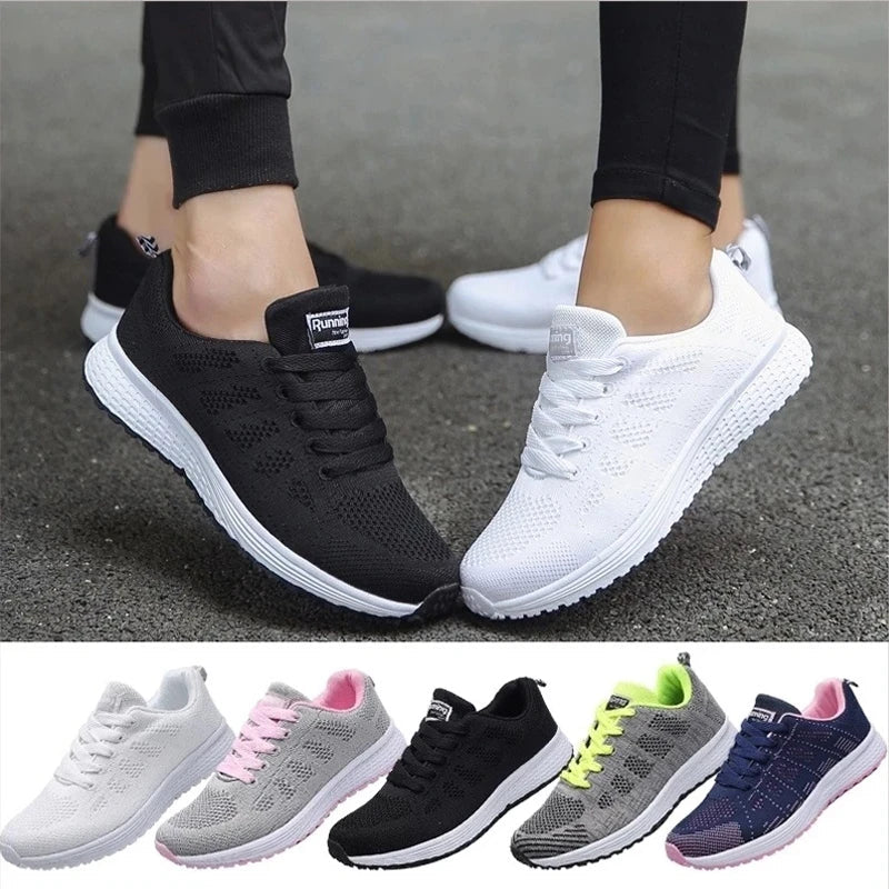 Damen Sneaker für Alltag und Sport - Bequeme Laufschuhe-Luzern Mode