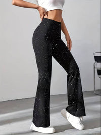 Damen Yogahose mit Sternenmuster - Bequeme Fitnesshose-Luzern Mode