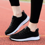 Damen Sneaker Atmungsaktiv Leicht Sport Laufschuhe-Schwarz-35-Luzern Mode