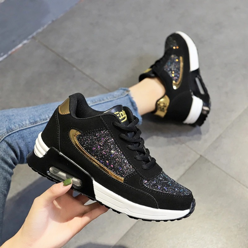 Damen Sneaker Atmungsaktiv Leicht Sport Laufschuhe-Luzern Mode