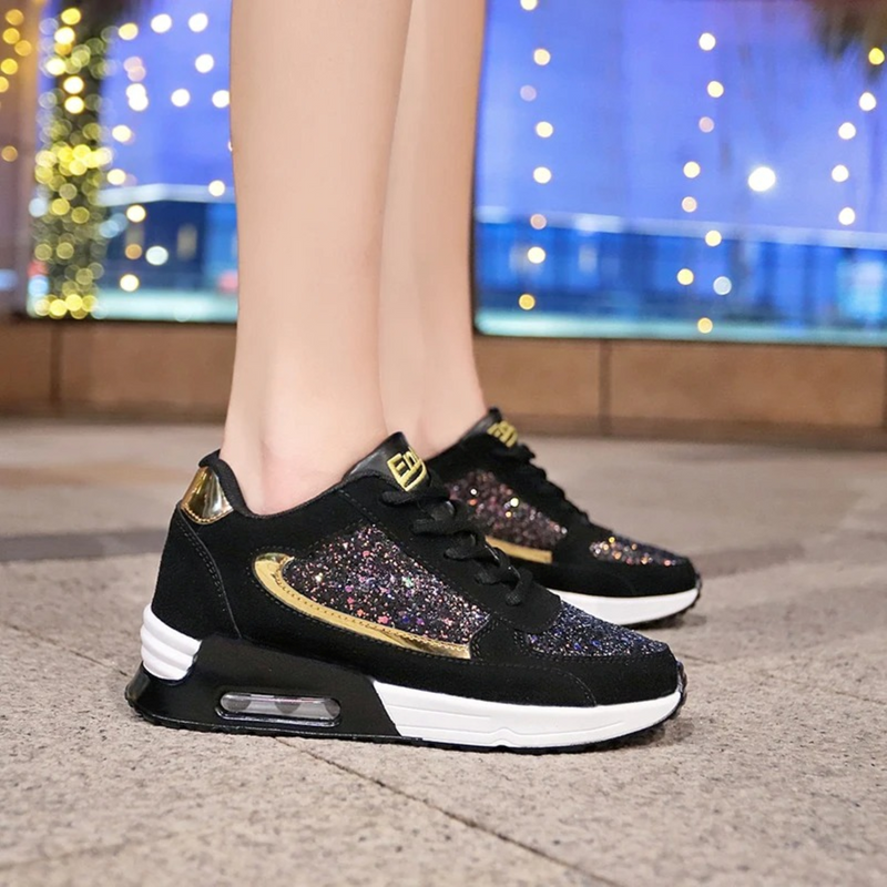 Damen Sneaker Atmungsaktiv Leicht Sport Laufschuhe-Luzern Mode