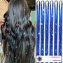 Glitzernde Haarsträhnen Extensions - 1200+ Strähnen Set-Blau-Luzern Mode