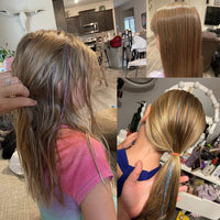 Glitzernde Haarsträhnen Extensions - 1200+ Strähnen Set-Luzern Mode