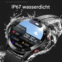 Herren Smartwatch mit Fitness-Tracker und Herzfrequenzmesser-Luzern Mode
