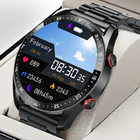 Herren Smartwatch mit Fitness-Tracker und Herzfrequenzmesser-Luzern Mode