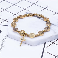 Armband für Damen und Herren | Gold | Silber | Christliches Kreuz-Luzern Mode