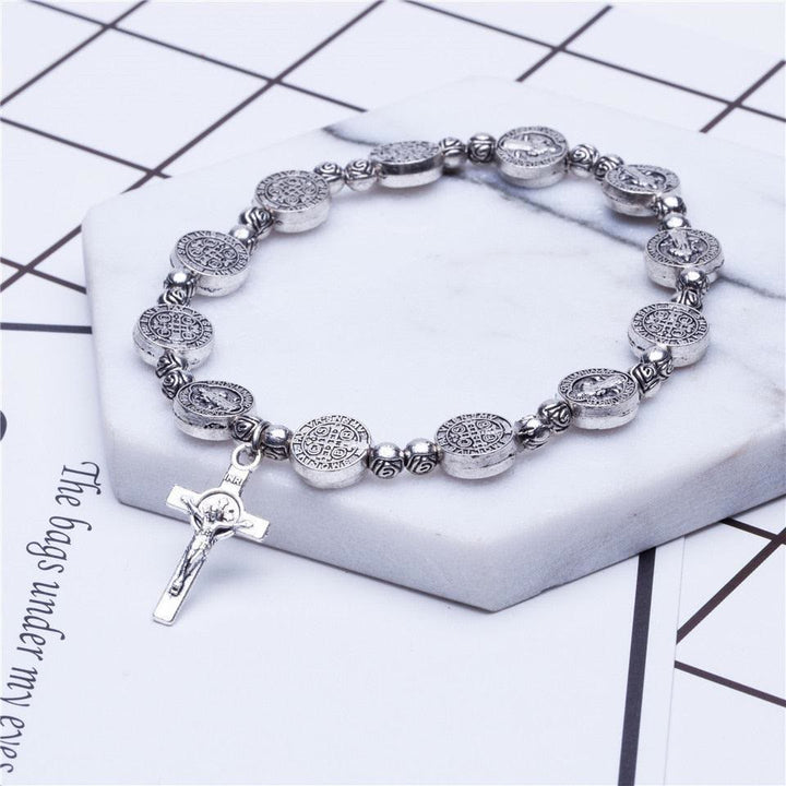 Armband für Damen und Herren | Gold | Silber | Christliches Kreuz-Luzern Mode