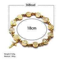 Armband für Damen und Herren | Gold | Silber | Christliches Kreuz-Luzern Mode