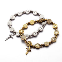 Armband für Damen und Herren | Gold | Silber | Christliches Kreuz-Luzern Mode