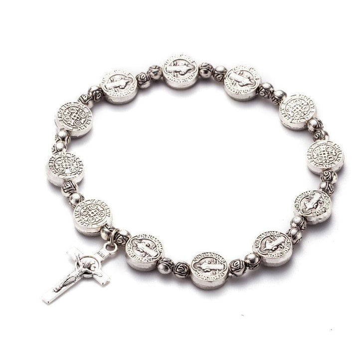 Armband für Damen und Herren | Gold | Silber | Christliches Kreuz-Silber-Luzern Mode