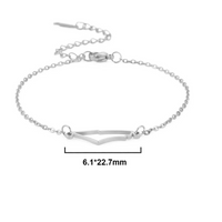 Armreif | Hoffnung | Verstellbar | Langlebig | Sterlingsilber | Stilvoll | Klassisch-Luzern Mode