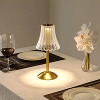 Kristall-Tischlampe | Gold | USB | Aufladbar | LED | 15W | Dimmbar-Luzern Mode