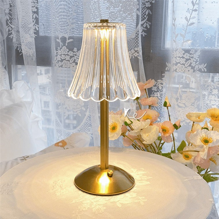 Kristall-Tischlampe | Gold | USB | Aufladbar | LED | 15W | Dimmbar-Luzern Mode