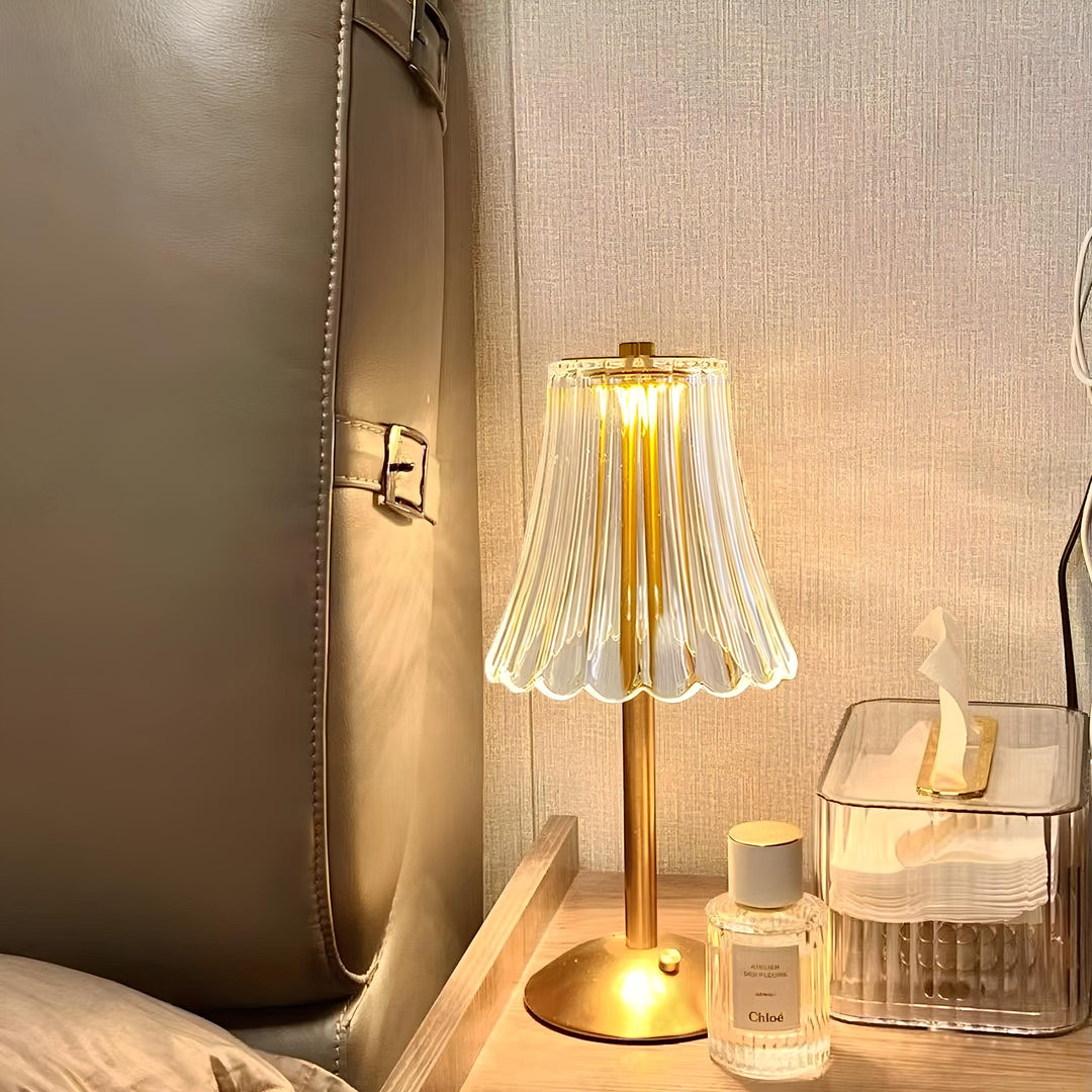 Kristall-Tischlampe | Gold | USB | Aufladbar | LED | 15W | Dimmbar-Luzern Mode