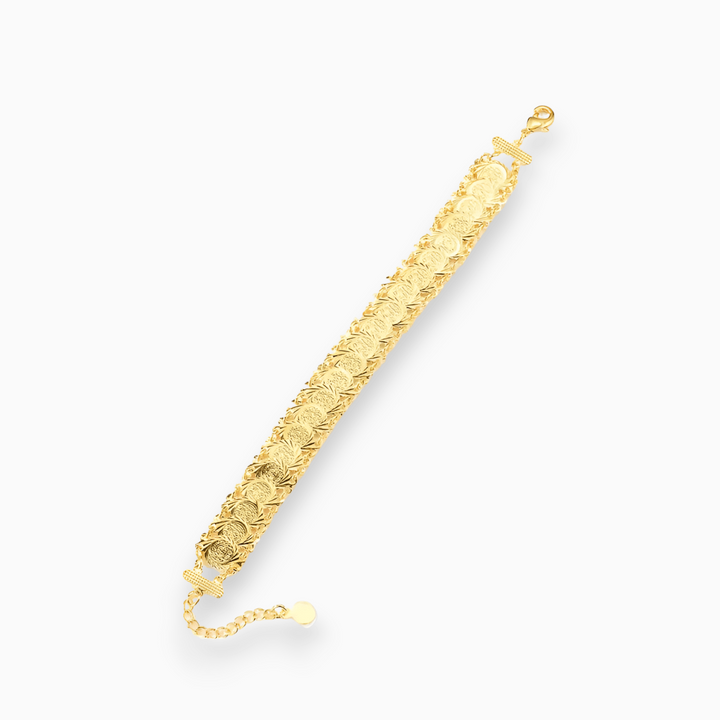 Goldenes Damenarmband | Verstellbar | Stilvoll | Vielseitig | Langlebig | Einzigartig-Luzern Mode