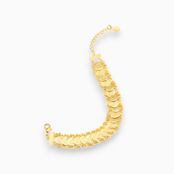 Goldenes Damenarmband | Verstellbar | Stilvoll | Vielseitig | Langlebig | Einzigartig-Luzern Mode