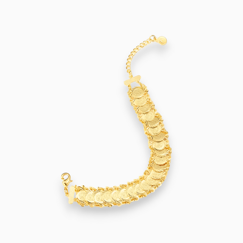 Goldenes Damenarmband | Verstellbar | Stilvoll | Vielseitig | Langlebig | Einzigartig-Luzern Mode
