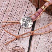 Rosenquarz Armband | Gold | Verstellbar | Handgefertigt | Langlebig | Liebe-Luzern Mode