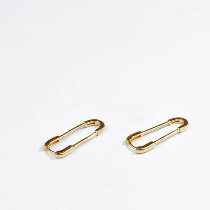 Ohrringe | Paperclip Einzigartig Silber Gold Stilvoll Modern Leicht Langlebig-Luzern Mode
