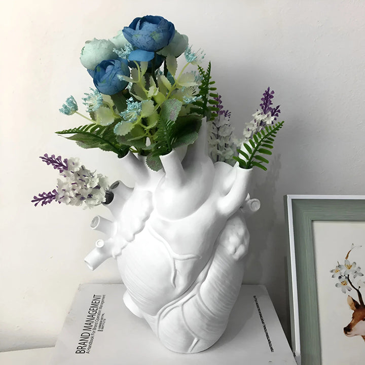 Herzförmige Vase | Anatomisch Griechisch Stilvoll Einzigartig Harz Langlebig-Luzern Mode