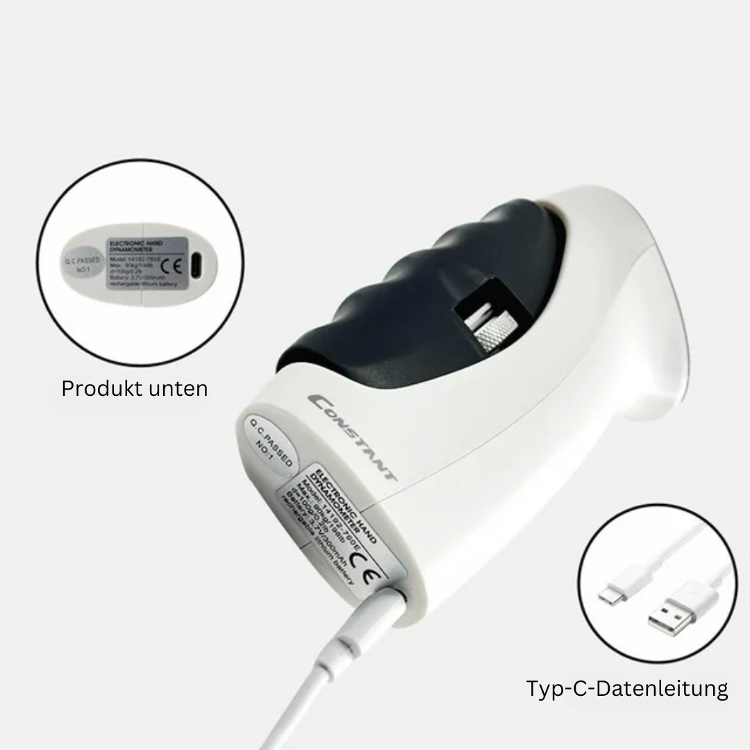 Grifftrainer | Digital 95 KG Widerstand Professionell USB-C Wiederaufladbar-Luzern Mode