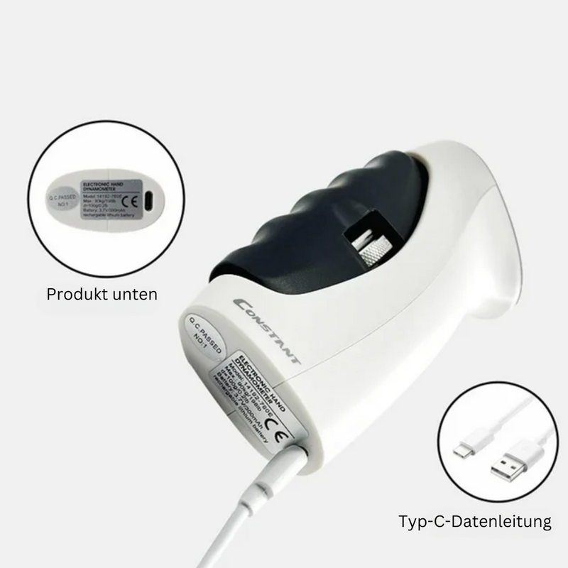 Grifftrainer | Digital 95 KG Widerstand Professionell USB-C Wiederaufladbar-Luzern Mode
