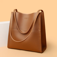 Luxuriöse Damen Lederhandtasche - Elegante Schultertasche-Braun-Luzern Mode