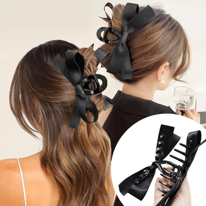 Haarspangen Set mit Schleifen für Damen - 4 Stück-Luzern Mode