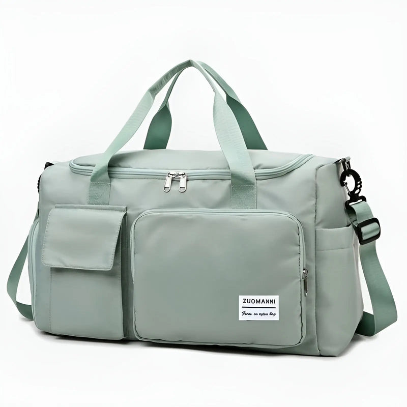 Hochwertige Reisetasche mit großem Stauraum und Fächern-Grün-Luzern Mode