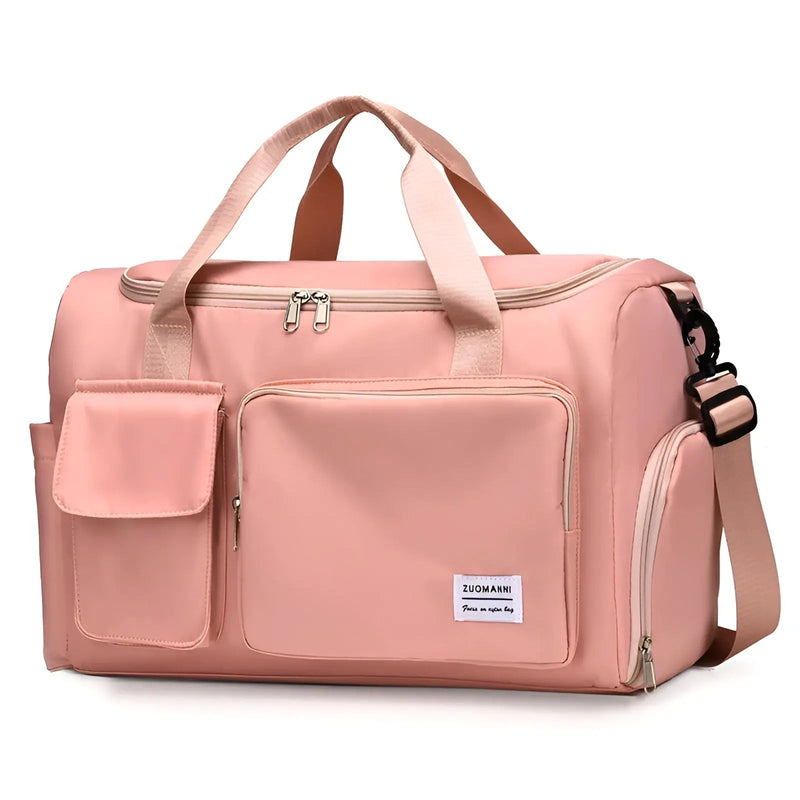 Hochwertige Reisetasche mit großem Stauraum und Fächern-Rosa-Luzern Mode