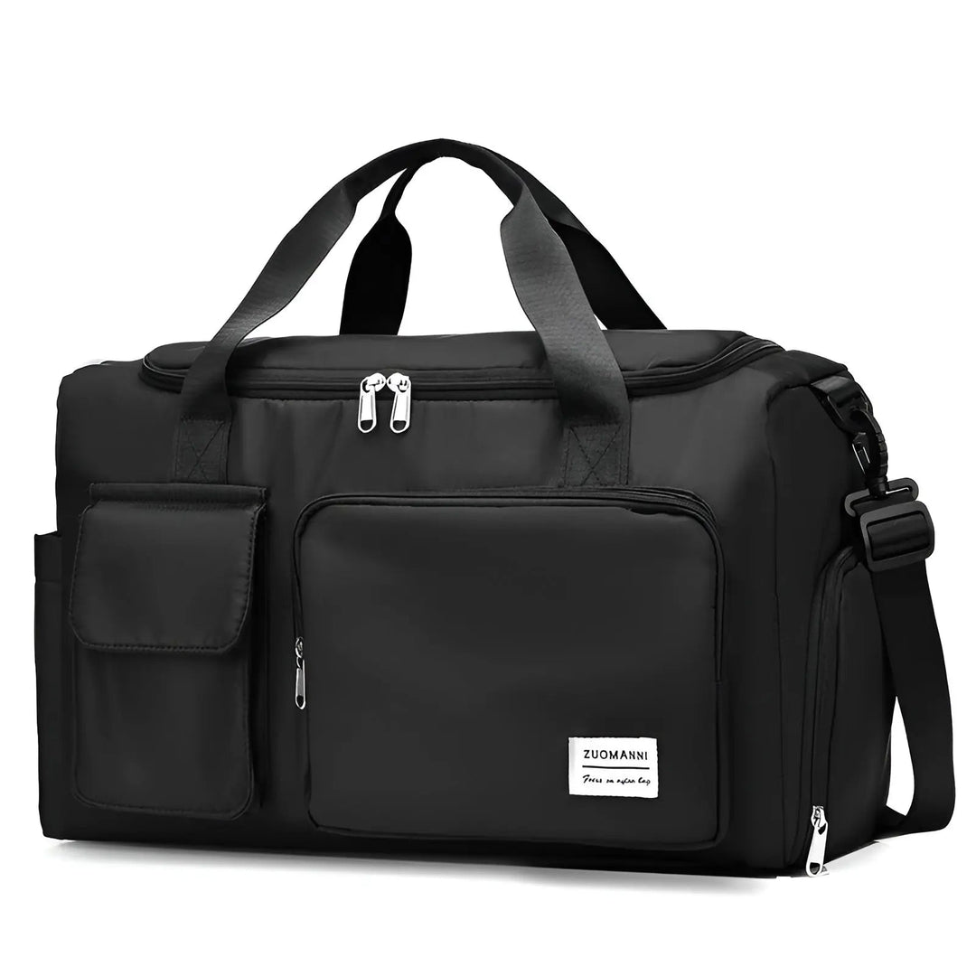 Hochwertige Reisetasche mit großem Stauraum und Fächern-Schwarz-Luzern Mode