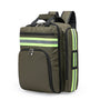 Wasserdichter Rucksack mit reflektierenden Streifen-Olivgrün-Luzern Mode