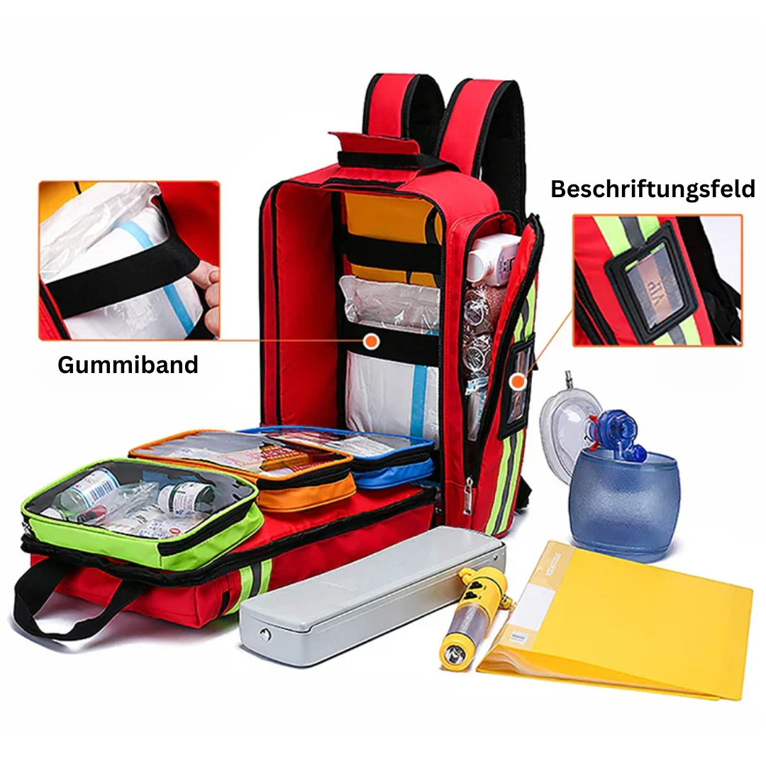 Wasserdichter Rucksack mit reflektierenden Streifen-Luzern Mode
