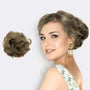 Haarverlängerung Scrunchie | Schnell | Einfach | Synthetisch | Weich-Aschblond-Luzern Mode