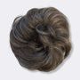 Haarverlängerung Scrunchie | Schnell | Einfach | Synthetisch | Weich-Graubraun-Luzern Mode