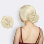 Haarverlängerung Scrunchie | Schnell | Einfach | Synthetisch | Weich-Sommerblond-Luzern Mode