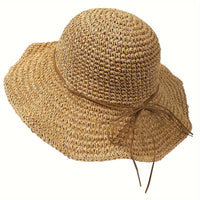 Häkelnder Boho Strohhut für Sommerreisen – Elouan