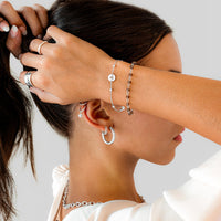 Ohrstecker | Halbrund Modern Stilvoll Minimalistisch Silber Gold-Luzern Mode