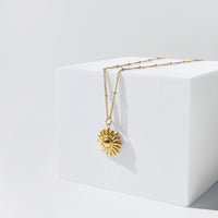 Halskette für Damen | Sonnenanhänger | Gold | Silber | Stilvoll-Luzern Mode