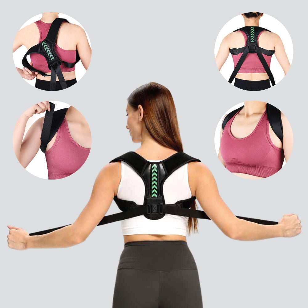 Haltungskorrektur Rückenstütze für Damen und Herren-M (Gewicht 40-80kg)-Luzern Mode