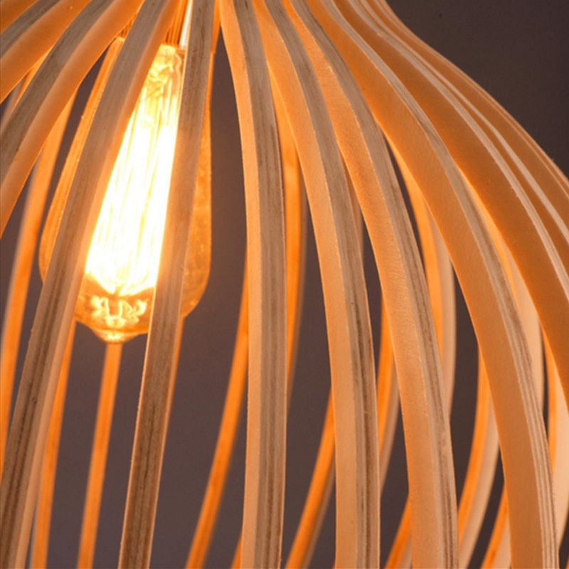 Holz-Hängelampe | Handgefertigt Stilvoll Vielseitig Nachhaltig Atmosphäre-Luzern Mode