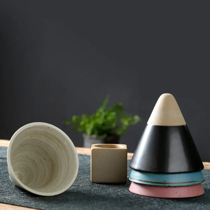 Japanische Teetasse | Handgefertigt Stilvoll Langlebig Keramik Vielseitig-Luzern Mode