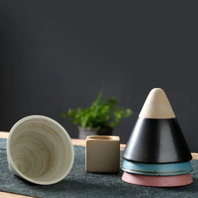 Japanische Teetasse | Handgefertigt Stilvoll Langlebig Keramik Vielseitig-Luzern Mode