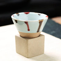 Japanische Teetasse | Handgefertigt Stilvoll Langlebig Keramik Vielseitig-1-Luzern Mode