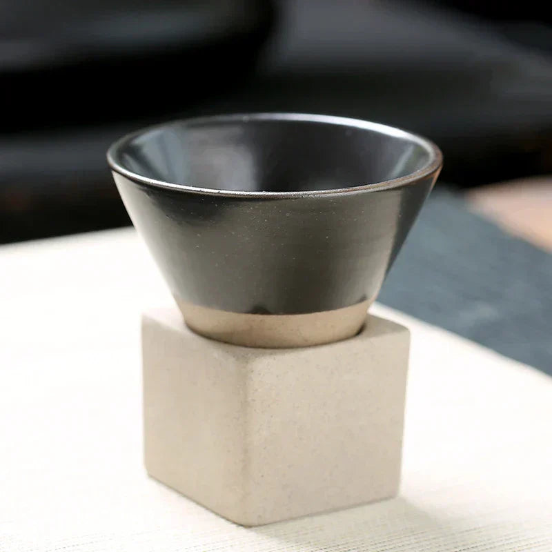 Japanische Teetasse | Handgefertigt Stilvoll Langlebig Keramik Vielseitig-3-Luzern Mode